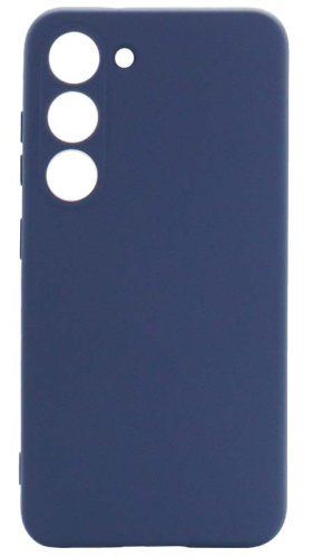 Силиконовый чехол для Samsung Galaxy S23 Soft темно-синий