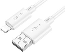 Кабель USB - 8-pin HOCO X88 Gratified, 1.0м, 2.4A белый