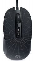Мышь игровая Gembird MG-560, USB, черный, паутина, 7 кн, 3200 DPI, подсветка 6 цветов
