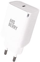 СЗУ Aksberry T55 PD 45W c кабелем Type C -Type C 60W белый