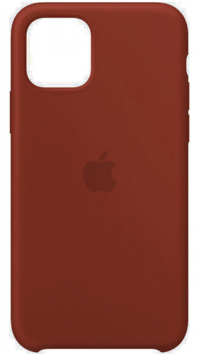 Задняя накладка Soft Touch для Apple Iphone 11 темно-красный