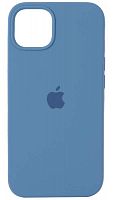 Задняя накладка Soft Touch для Apple Iphone 13 небесно-синий