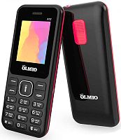 Мобильный телефон Olmio A12 черный-красный