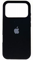Задняя накладка Soft Touch для Apple iPhone 17 Pro чёрный