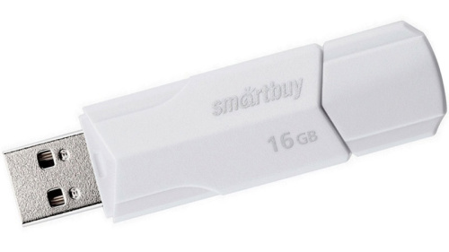 16GB флэш драйв Smart Buy Clue, белый