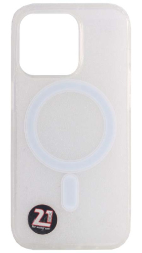 Силиконовый чехол для Apple iPhone 14 Pro MagSafe прозрачный