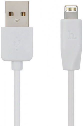 Кабель USB - Apple 8 pin HOCO X1 Rapid series 1.0м 2.1A белый