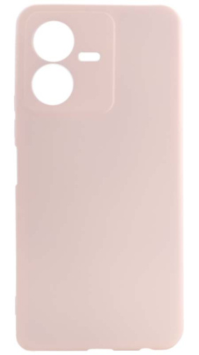 Силиконовый чехол для Vivo Y35 Soft бледно-розовый