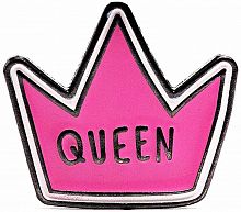 Наклейка объемная металлическая Queen