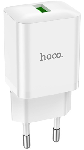 СЗУ 1 USB HOCO N26 3000mA QC 3.0 18Вт белый