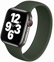 Ремешок на руку для Apple Watch 42-44mm силиконовый монобраслет хаки S