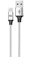 Кабель USB - 8 pin Exployd EX-K-1209 RAY 1М 2.4A белый