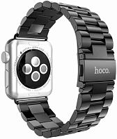 Ремешок на руку для Apple Watch 38/40mm HOCO, WA10, сталь чёрный
