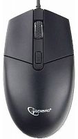 Мышь Gembird MOP-425, USB, черный, 2 кнопки+колесо кнопка, 1000 DPI,
