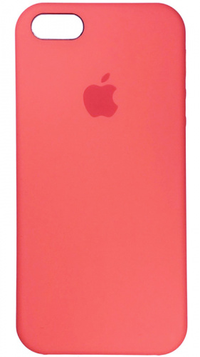 Задняя накладка Soft Touch для Apple iPhone 5/5S/SE ярко-розовый