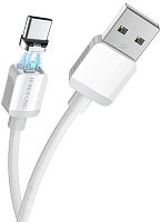 Кабель USB - Type-C Borofone BX57 Effective, 1.0м, 3,0А белый