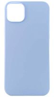 Силиконовый чехол Soft Touch для Apple iPhone 14 Plus без лого голубой