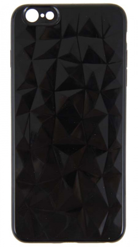 Силиконовый чехол для Apple iPhone 6/6S Plus призма чёрный