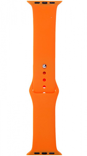 Ремешок на руку для Apple Watch 38-40mm силиконовый Sport Band оранжевый