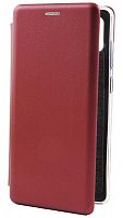 Чехол-книга OPEN COLOR для Samsung Galaxy Note 10 Lite бордовый