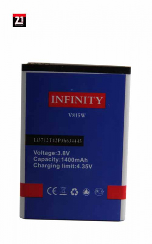 Аккумулятор INFINITY ZTE Li3712T42P3h634445/V815W/МТС Smart Start, МТС Smart Sprint 4G (1400mAh)