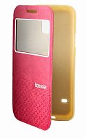чехол-книга BOOSTAR для Samsung i9600/S5/G900 розовый