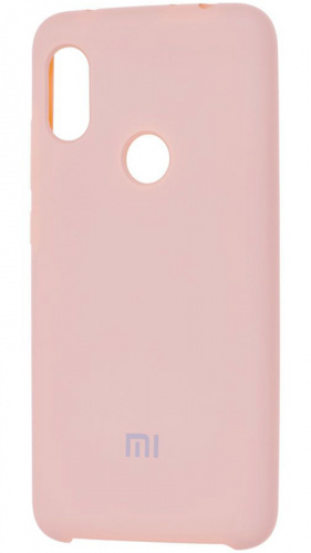 Задняя накладка Soft Touch для Xiaomi Redmi Note 6 Pro * светло-розовый