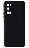 Силиконовый чехол Soft Touch для Huawei Honor 30 Pro без лого черный