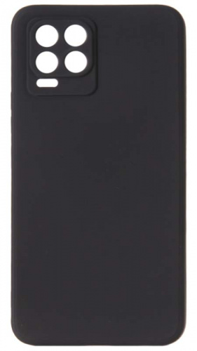 Силиконовый чехол для Realme C8 матовый с защитой камеры черный Силиконовый чехол для Realme C8 матовый с защитой камеры черный