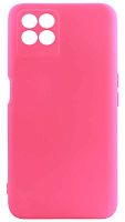 Силиконовый чехол для Realme 8i Soft неоновый розовый