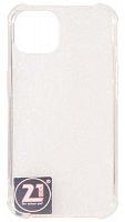 Силиконовый чехол для Apple iPhone 13 с уголками прозрачный