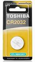 Батарейка Toshiba CR2032-1BL Lithium 3,0 B (1/10/400)