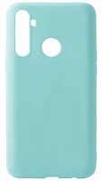 Силиконовый чехол для Realme C3 матовый бирюзовый