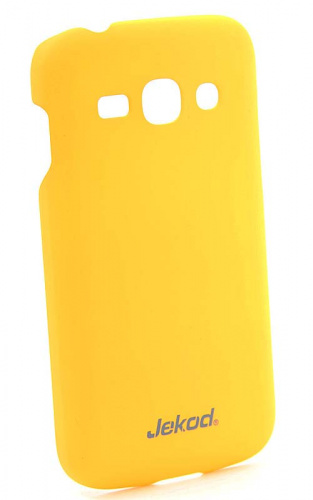 Задняя накладка Jekod для Samsung GT-S7270 Galaxy Ace 3 (жёлтая)