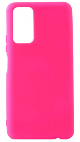 Силиконовый чехол Soft Touch для Huawei Honor 10X Lite неоновый розовый