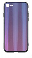 Силиконовый чехол для Apple iPhone 7/8 блеск с градиентом фиолетовый