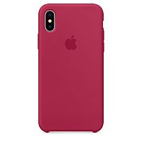Задняя накладка Soft Touch для Apple iPhone X/XS фуксия
