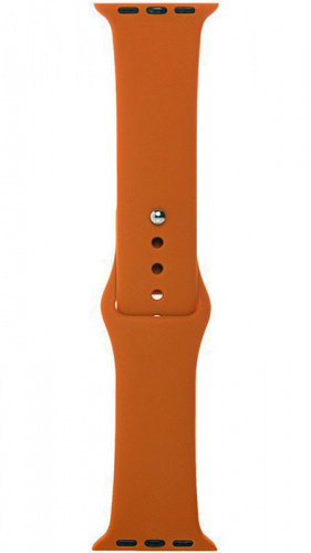 Ремешок на руку для Apple Watch 42-44mm силиконовый Sport Band янтарный