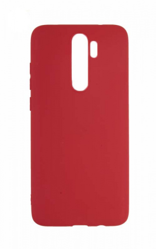 Силиконовый чехол для Xiaomi Redmi Note 8 Pro ультратонкий красный