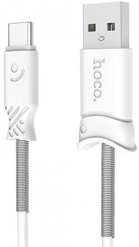 Кабель USB Hoco Pisces X24a Type-C белый