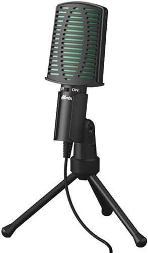 Микрофон конденсаторорный всенаправленный Ritmix RDM-126 50-16000Гц кабель 1.8м чёрный