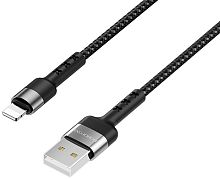 Кабель USB - 8 pin Borofone BX34 Advantage 1.0м 3,0А чёрный