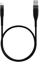Кабель USB - Type-C Maxvi MC-05T черный
