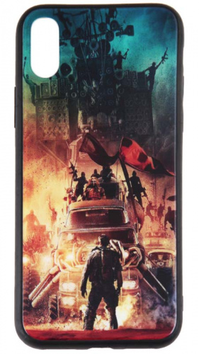 Силиконовый чехол для Apple iPhone X/XS стеклянный Mad Max Силиконовый чехол для Apple iPhone X/XS стеклянный Mad Max