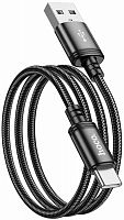 Кабель USB - Type-C HOCO X89 Wind 2.0м 3A чёрный