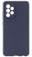 Силиконовый чехол для Samsung Galaxy A52/A525 матовый синий