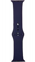Ремешок на руку для Apple Watch 38-40mm силиконовый Sport Band темно-синий