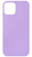 Силиконовый чехол для Apple iPhone 12/12 Pro с попсокетом плотный фиолетовый