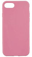 Силиконовый чехол для Apple Iphone 7/8 плотный матовый темно-розовый
