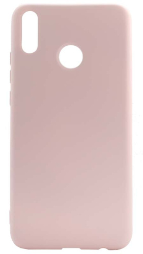 Силиконовый чехол для Huawei Honor 8X Soft бледно-розовый